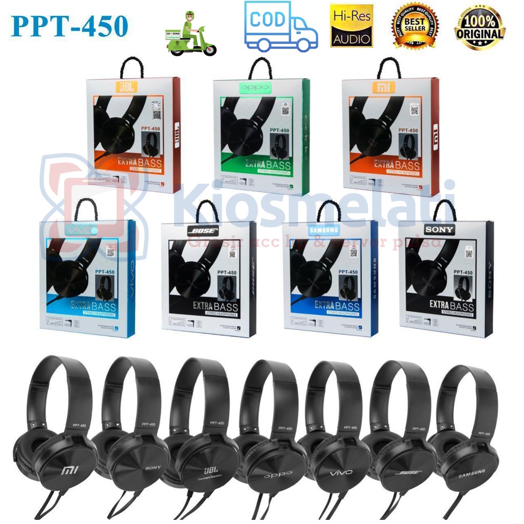 Headphone Bando J/HANDSFREE /Headset bando GAMING SUPER BASS JBL PPT-450 + MIC/Headset Gaming jbl