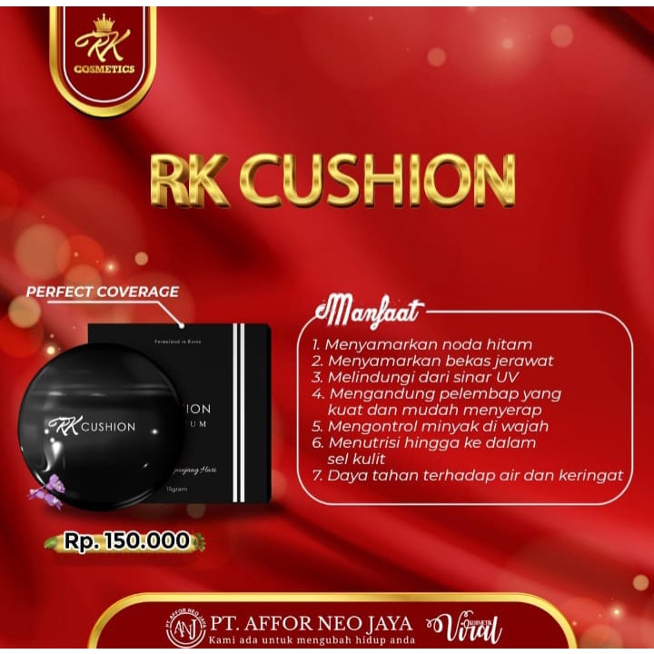 RK CUSHION PREMIUM // CUSHION // RK CUSHION // BEDAK CUSHION // CUSHION MURAH //  RK GLOW CUSHION PR