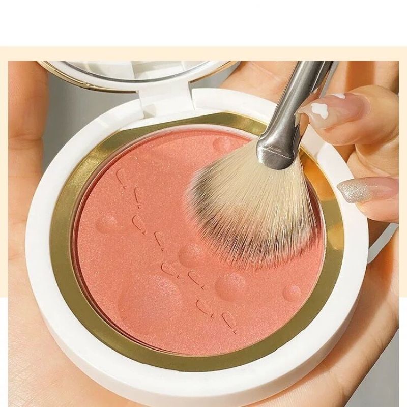 Brush Makeup Bentuk Kipas Bahan Rambut Lembut Untuk Contour Loose Powder Highlight