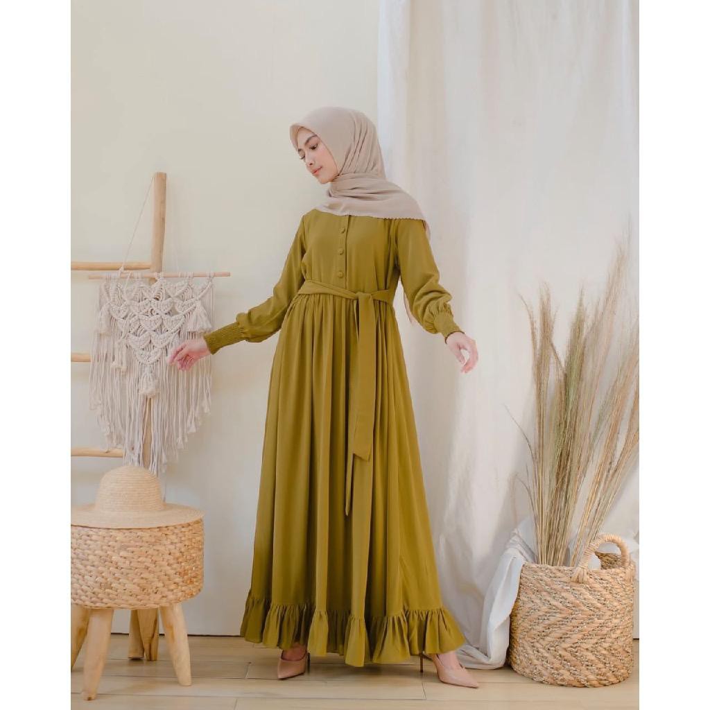 ( S M L XL XXL XXXL 5L ) GAMIS CERUTY BABYDOLL | MARWAH DRESS