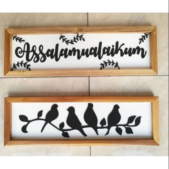 hiasan dinding kayu relief / pajangan kayu /