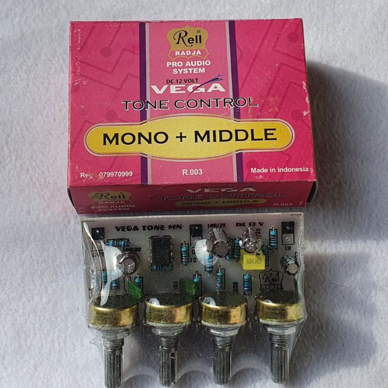 Kit Tone Control mono Plus Middle VEGA