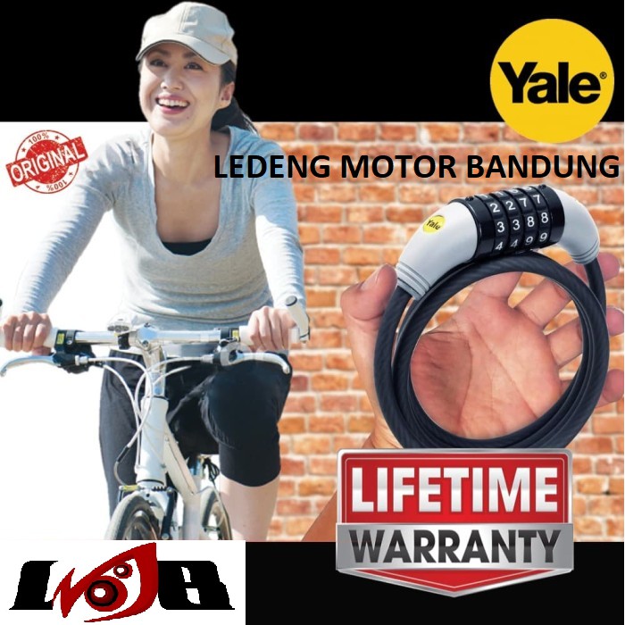 Yale Bicycle Lock Bike Key Premium Kunci Sepeda Gembok Rantai Angka