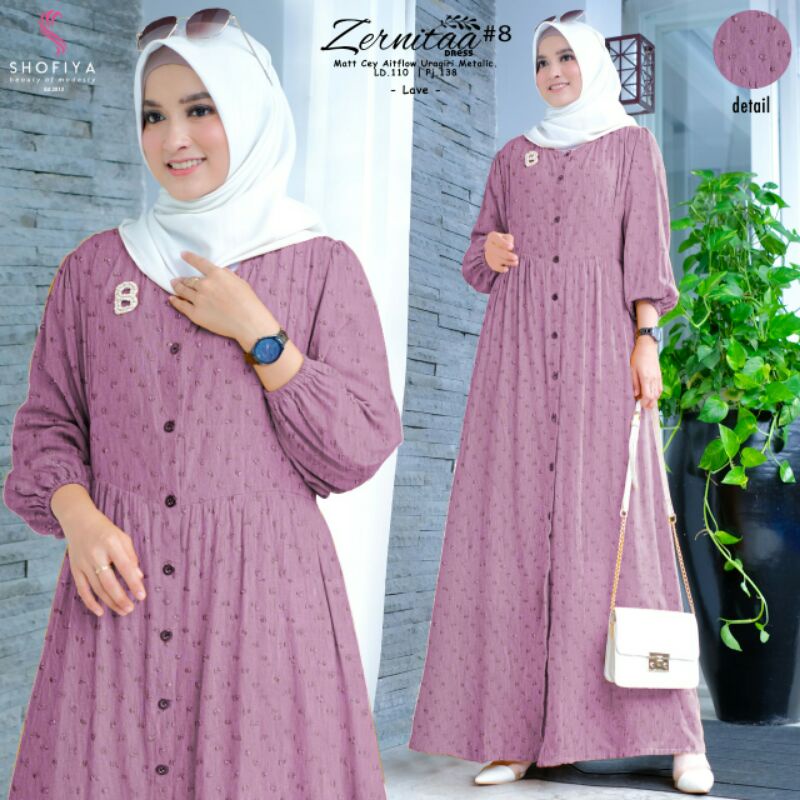 ZERNITAA #1 #8, #9 #10 Maxi Dress Ori by Shofiya Fashion