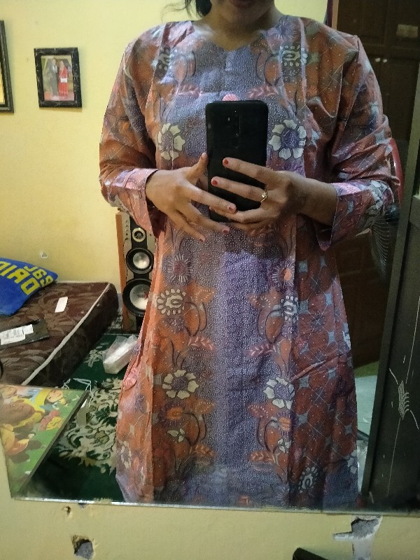 Batik Tunik Motif Terbaru Pekalongan Original Zipper M L Xl Xxl Xxxl Td 168