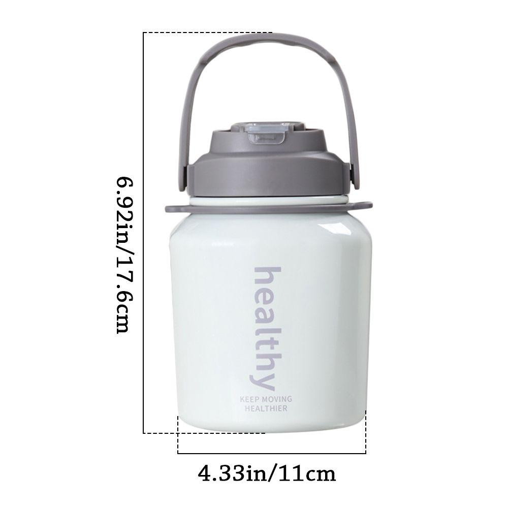 Preva 1000ml Vacuum Flasks Non-slip Kapasitas Besar Sedotan Insulation Cup