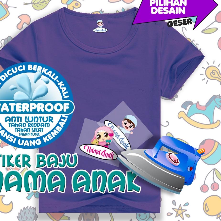 

TERLARIS!! Stiker Baju Nama Anak