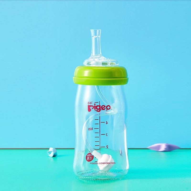 Dot Nipple Training Cup Sippy + Straw Cocok Untuk Pigeon Wide Neck Wideneck Leher Lebar