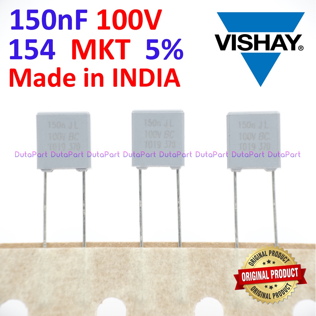 100V 0.15uF 150nF 154 5% ORIGINAL VISHAY MKT MKM Kapasitor Capacitor