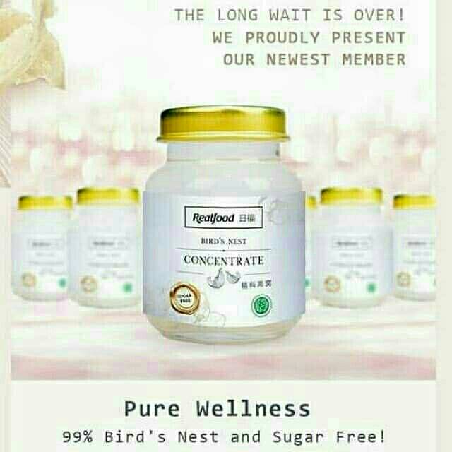 

REALFOOD BIRD NEST PURE WELLNESS MINUMAN SARANG BURUNG WALET