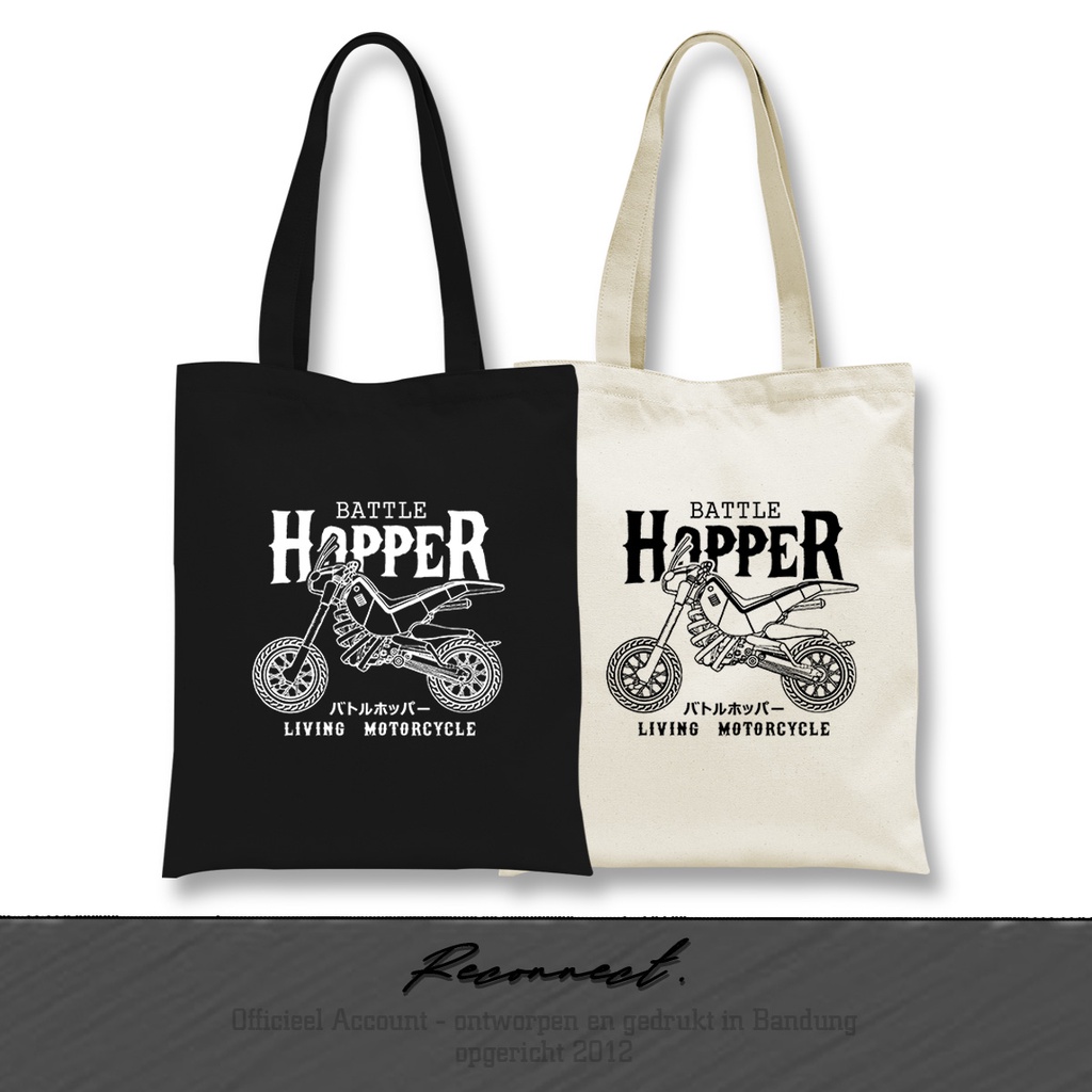 Reconnect TOTEBAG Battle Hopper Motorcycle - Gratis Tambah Nama