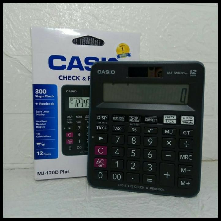 

Casio Mj-120D Plus - Kalkulator Check & Correct / Calculator Cek Ulang