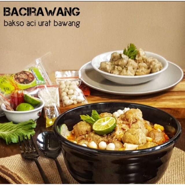 

Bacigar, bacirawang, bakso Aci tulang Rangu urat bawang by bacigar..