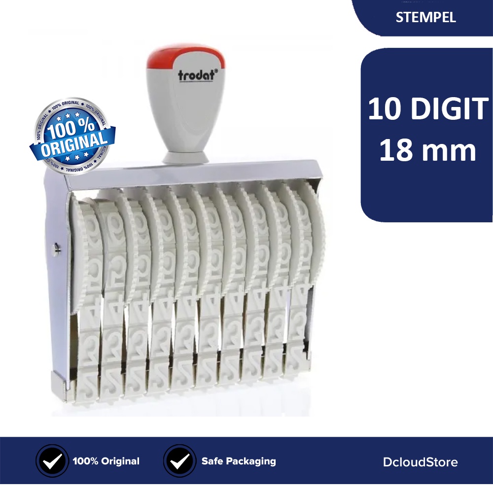 

Stempel Manual 10 Digit Trodat Cap Stempel Angka Nomer Nomor 18 mm