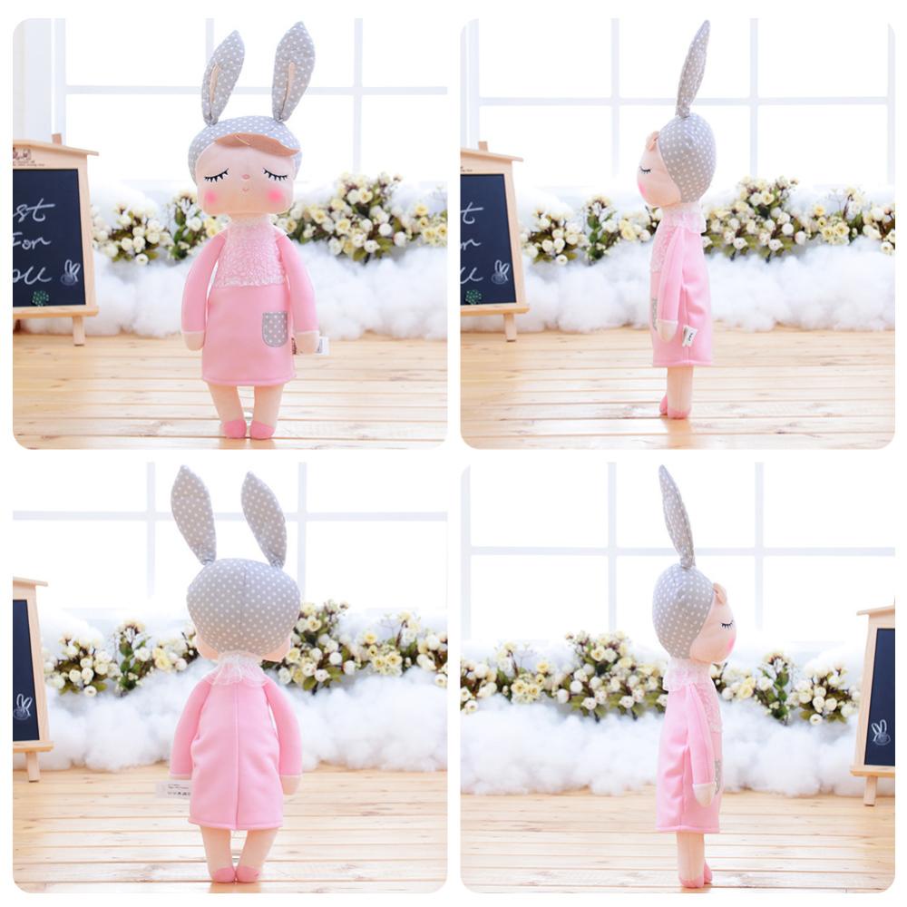 Timekey 2pcs Metoo Angela Boneka Plush Kelinci Lucu Untuk Anak Perempuan G5V9