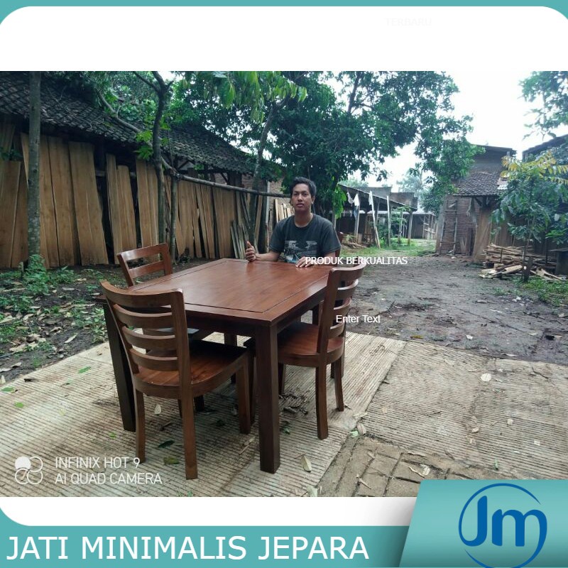 Set Meja kursi makan kayu jati meubel jepara furniture jepara furniture jepara
