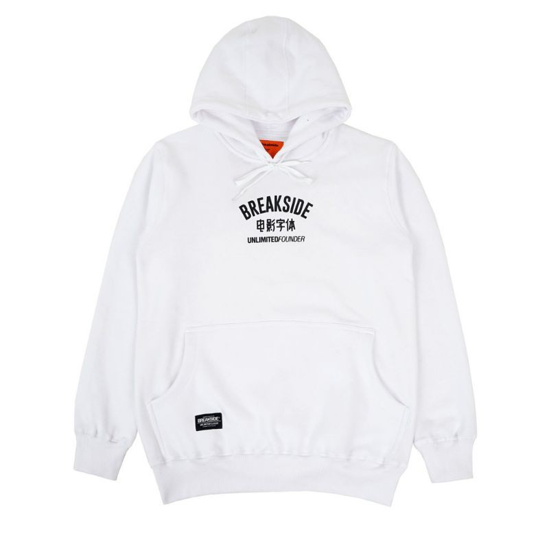 Breakside Hoodie type B 08 white black