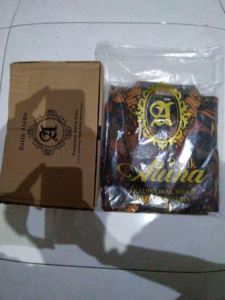 Batik Pria Lengan Panjang Batik Cowok Pria Modern Batik Slimfit Premium Pria Batik Solo Gba 098