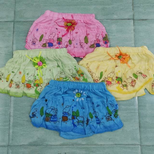 Rok celana bayi lucu murah usia 0-8 month