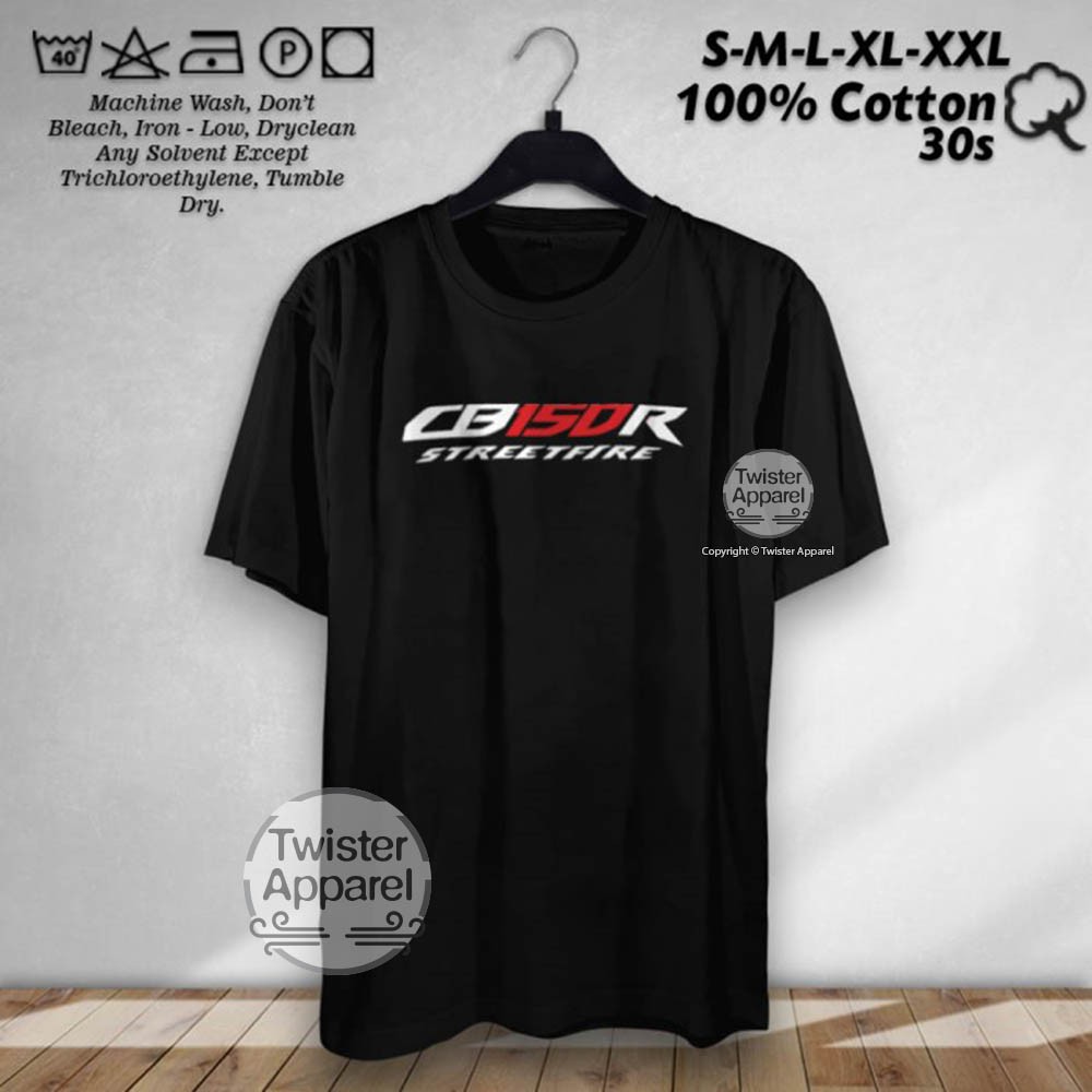 Kaos Motor CB150R Streetfire Honda Racing Baju Distro Otomotif Cotton Combed 30s S M L XL XXL TW6969