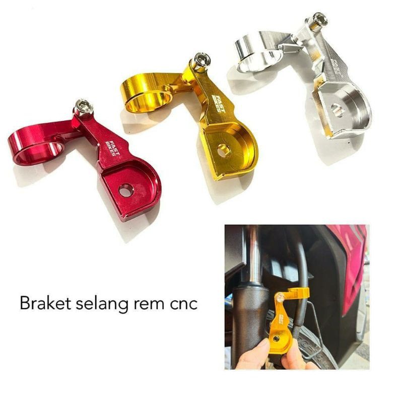 Breket selang rem klem selang rem depan cnc