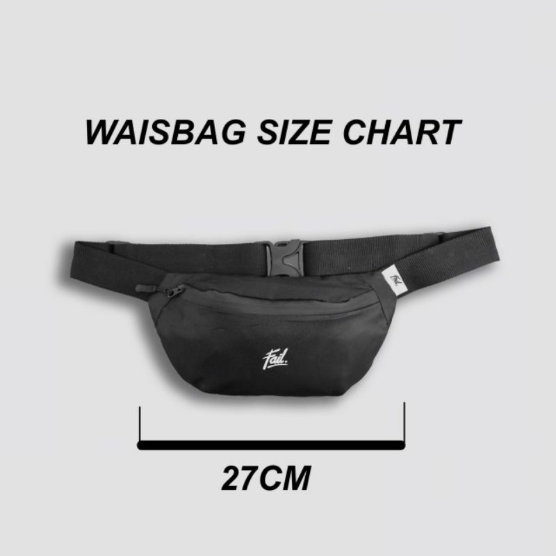 WAISTBAG | BLACK | FAILOFFICIAL