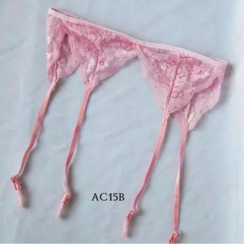 • BEBE • AC15B Aksesoris Premium Lingerie Garter Pink Belt Lace