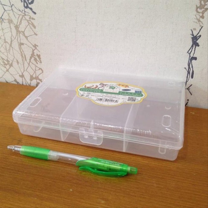 GREEN LEAF Organizer Box Kotak 4 Sekat Perkakas Pancing Komponen 1413