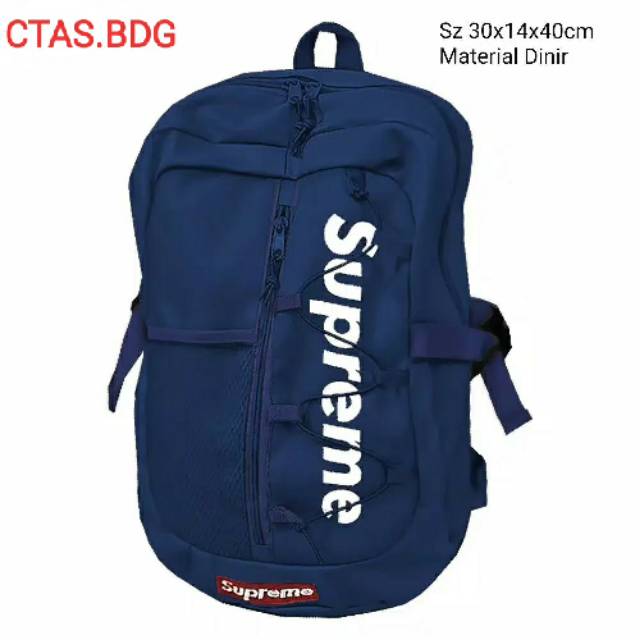 CTAS.BDG/Tas anak sekolah/tas multifungsi/ransel anak/tas murah/bagspack/terbaru/Supreme/Navy