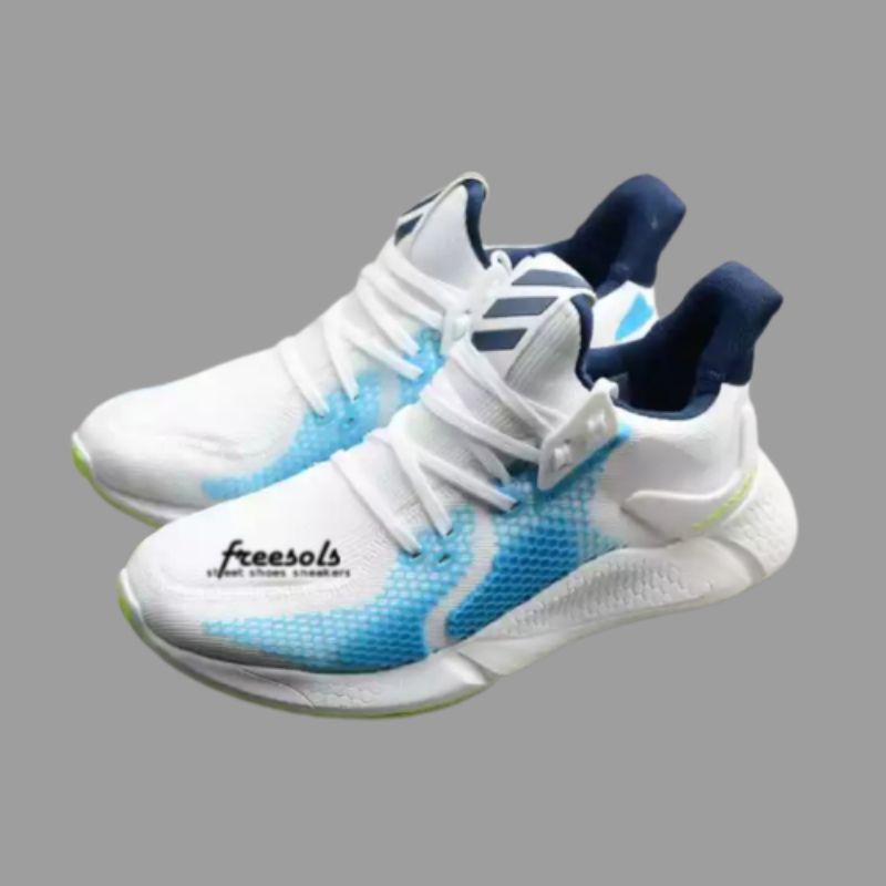 Adidas Alphabounce Instinct M "White/Sky Blue-Volt"