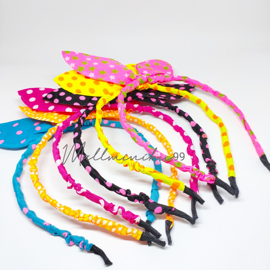 Bando Rambut Pita Chibi Import / Bando Bunny / Headband / Bando Wanita Fashion Korea