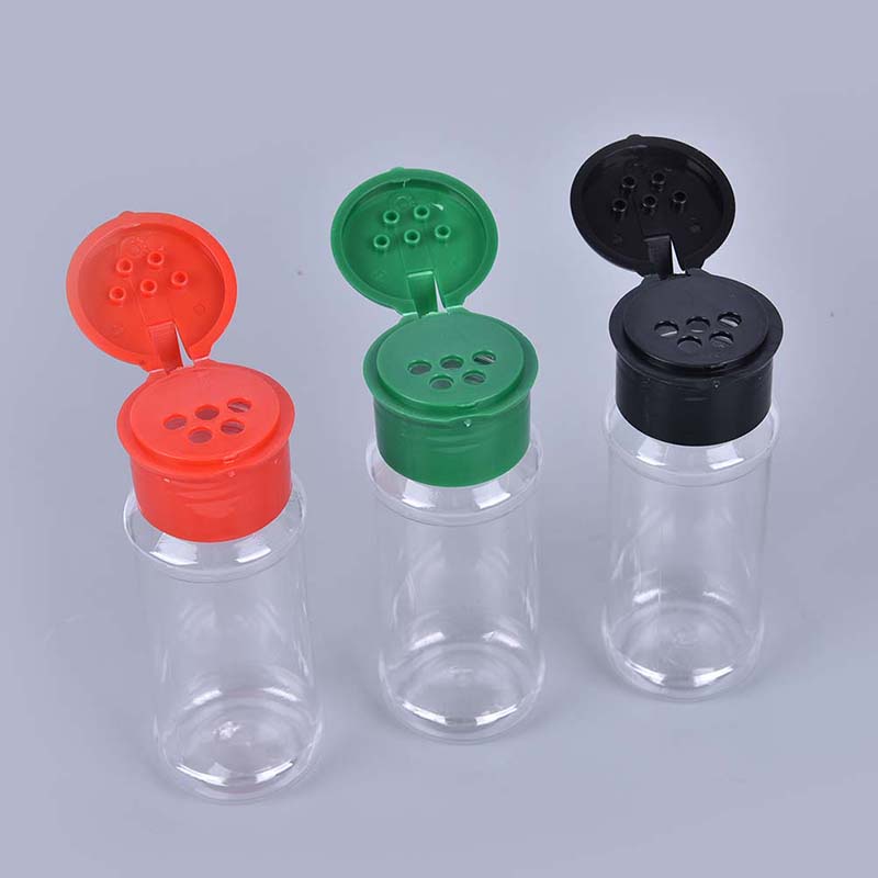 5pcs Botol Plastik Untuk Bumbu / Cuka / Garam / Merica / BBQ