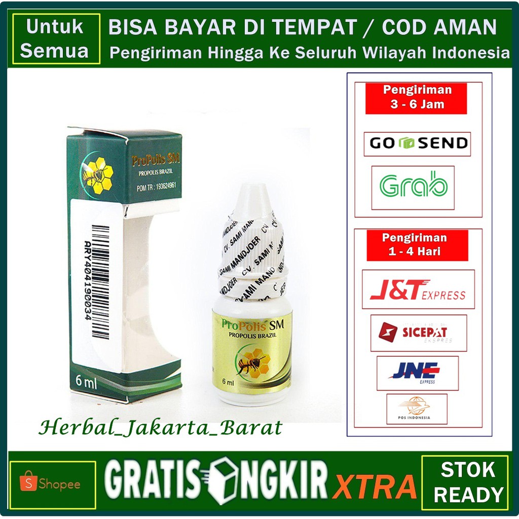 Obat Herbal Untuk Hidung Mampet Parah, Hidung Tersumbat, Flu Hidung, Pilek - PROPOLIS SM BRAZIL