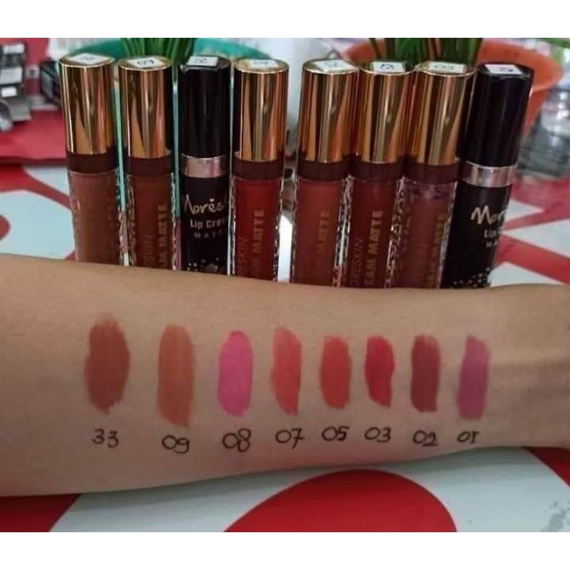 Moreskin Lip Cream Matte Nasa Shopee Indonesia Lipstik moreskin nasa terbaru 2020