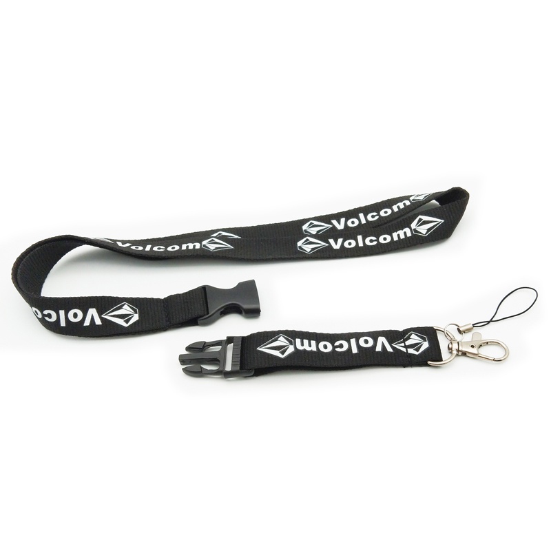 Volcom Leher Lanyard Ponsel Sling untuk Kartu Pelajar Tali ID Card Straps Gantungan Kunci Anti-Drop Lanyard Aksesoris