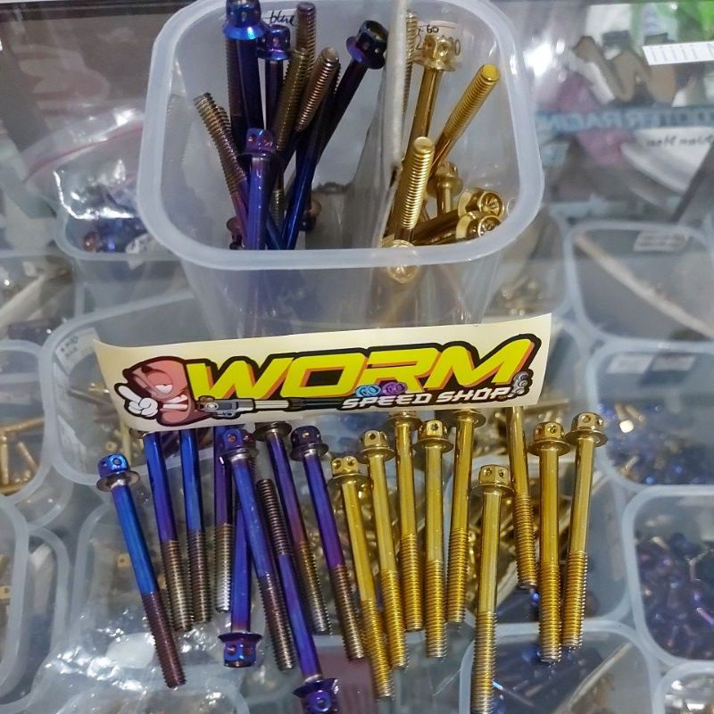 baut pro bolt 10 panjang 6 centimeter / baut 6 x 60mm / baut 6x6cm / baut 10 panjang 60mm / baut 10 