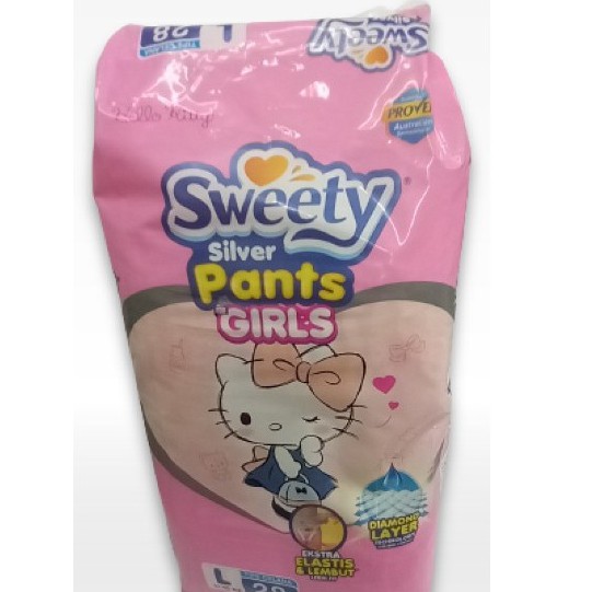 Sweety Pants Girls L 28 Popok Celana