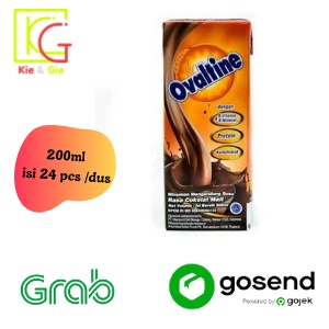 

susu ovaltine UHT Choco Malt 200ml ( khusus pengiriman instan / sameday)