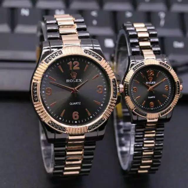 Jam Tangan Couple Rolex Strap Rantai Chorono Variasi(Dikirim Dari Jakarta Pusat)