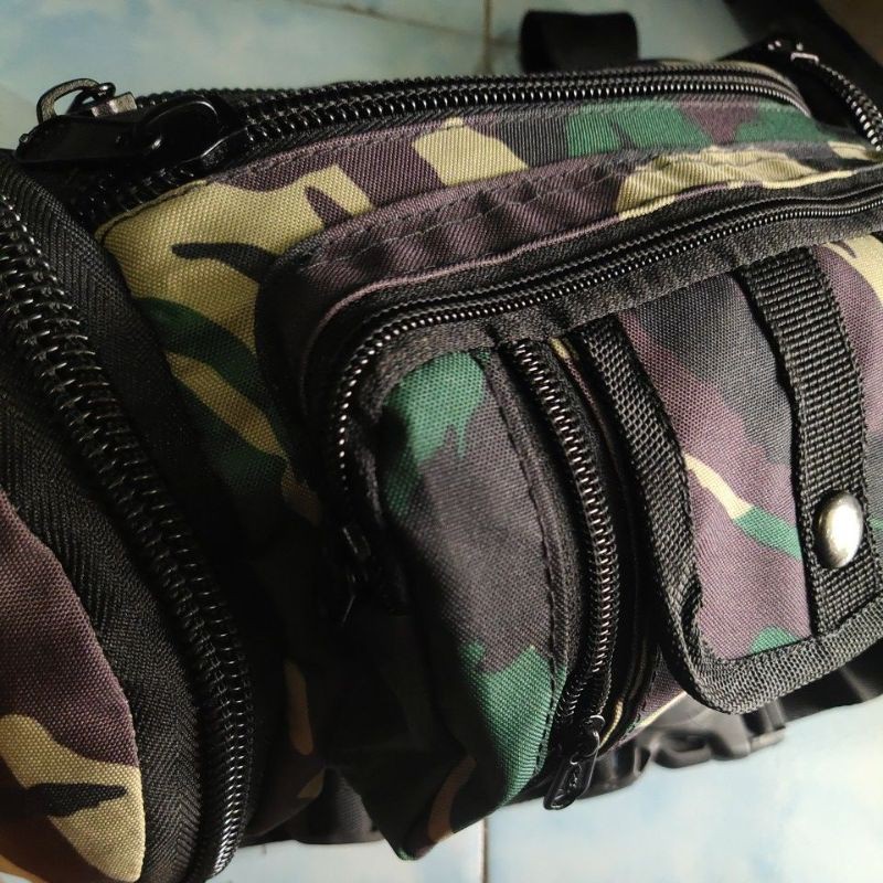 tas selempang pinggang tactical army malpinas tas outdoor