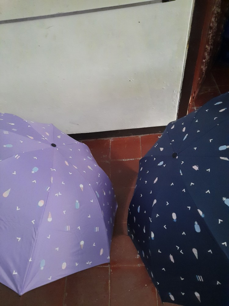 Jktumbrella / Payung Lipat 3 Ice Cream Nanas Pineapple / Lapis Hitam Uv / Grc - 1904