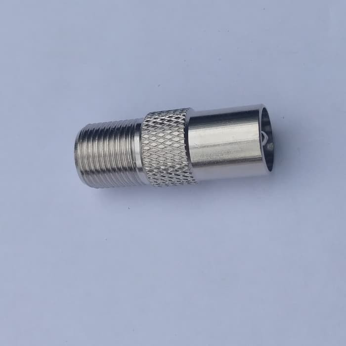jack tv drat male tw/ f to tv connector antena tv bagus