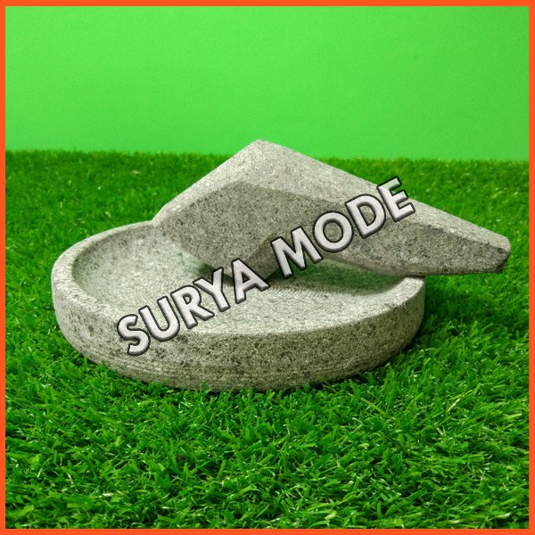 cobek batu asli 18 cm cobek batu kali asli