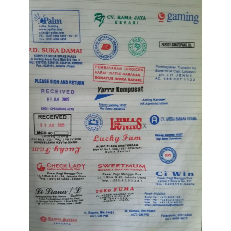 

HJK Stempel Warna Otomatis Custom Design Logo FLASH Nama Perusahaan Kantor Instansi Rumah Sakit Toko