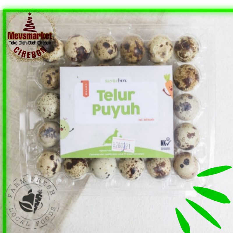 

Mevsmarketcirebon Telur Puyuh 30 pcs