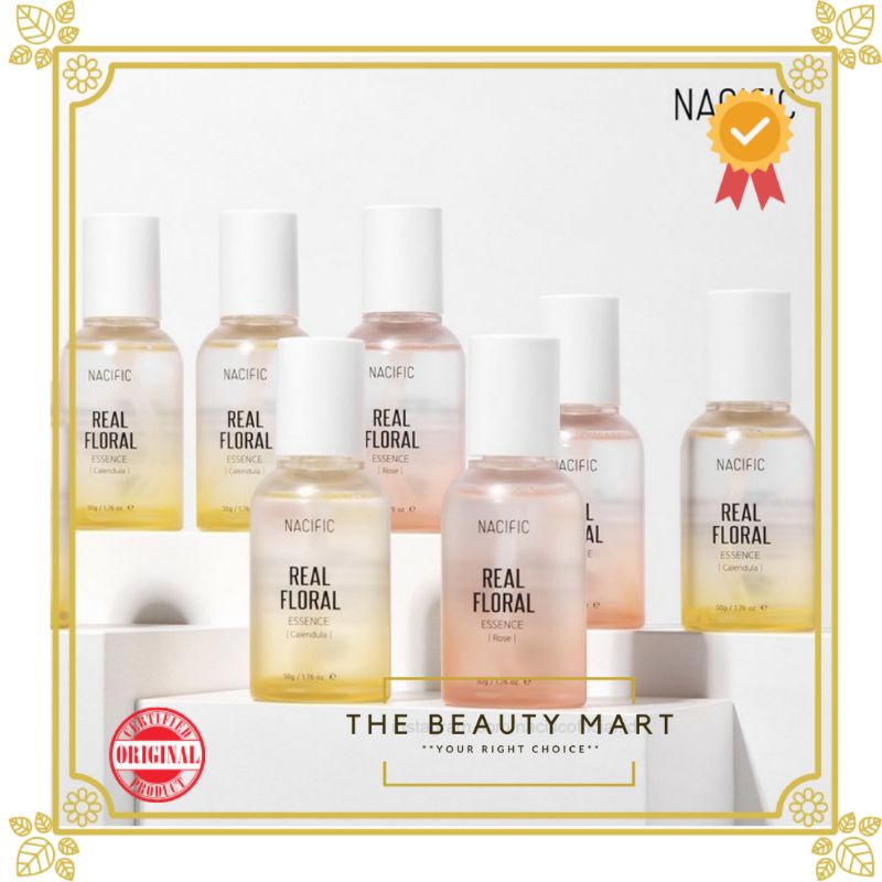 [BPOM] Nacific Real Floral Rose &amp; Calendula Essence 50g