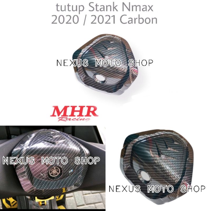 tutup stang carbon nmax new cover stang mhr carbon new nmax connected
