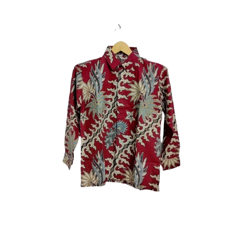 blouse batik/ atasan kerja batik/ seragam batik kerja  M,L,XL,XXL,4L,5L