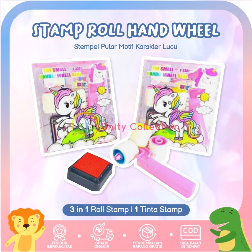 Stempel Anak Karakter Lucu Little Hand Roller