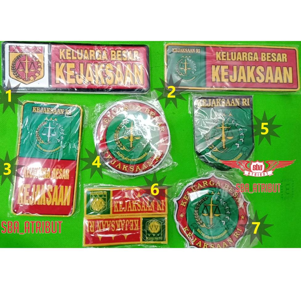 

(PROMO CYV41) STIKER KEJAKSAAN | STICKER EMBOSS ❂